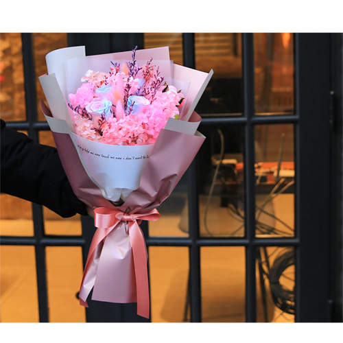 대학교 중학교 졸업식 꽃다발 시들지않는꽃 프리저브드 플라워 생일꽃다발