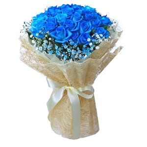 파란장미 꽃다발 꽃배달