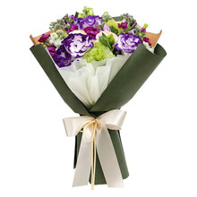 리시안셔스 꽃다발선물 꽃다발 배달 부모님 결혼기념일 꽃