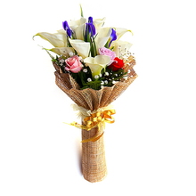 예쁜 꽃다발 (10호) 카라 꽃다발 화이트데이 생일 프로포즈 로즈데이 발렌타인데이 꽃 꽃배달 선물
